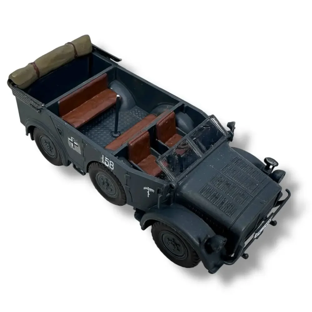 Vintage German Horch Type 1A Military‎ Vehicle Plastic 1:72 Scale Model Built